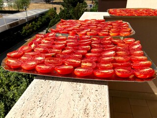 Home made dried tomatoes