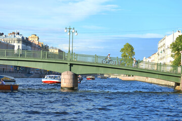 Saint Petersburg, Russia. Bridges and canals 