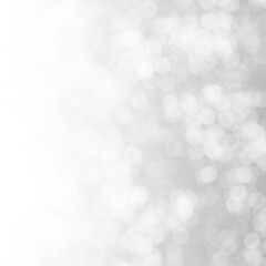 White blur background. Abstract white bokeh background.