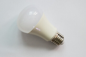 Light bulb isolated on white background