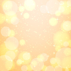 Beautiful festive background with glare and stars in beige tones. Vector design for greeting cards, invitations, covers, banners, posters, etc.