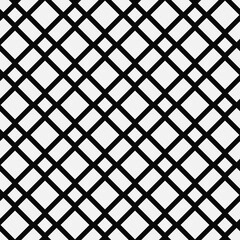 Waggle seamless pattern and white background. Diagonal striped ornament.