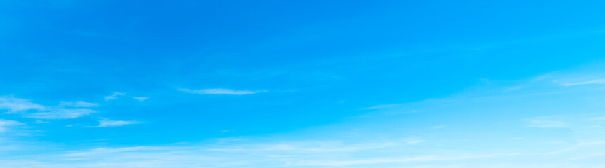 Fototapeta na wymiar Blue sky with small clouds in Sardinia