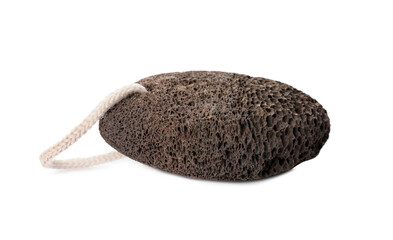 Pumice stone isolated on white. Pedicure tool