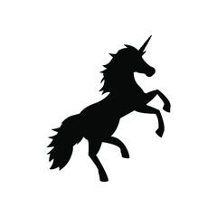 Fototapeta na wymiar Unicorn icon vector set. horse illustration sign collection. magic animal symbol or logo. 