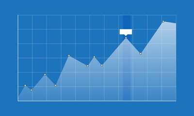 Graph line chart financial statistic Infographics and diagnostics, charts and schemes vector. Business vector element