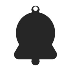 Bell notification vector icon.Black vector icon isolated on white background bell notification.