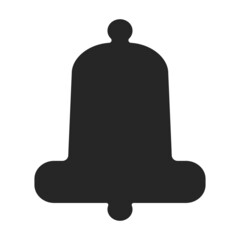 Bell notification vector icon.Black vector icon isolated on white background bell notification.
