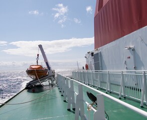 Naklejka premium Ferry to Gotland in summer day 2021