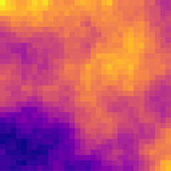Color Pixels Cloud Abstract Computational Generative Art background illustration