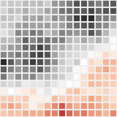 Color Pixels Cloud Abstract Computational Generative Art background illustration