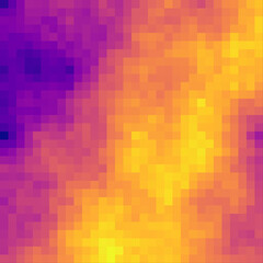 Color Pixels Cloud Abstract Computational Generative Art background illustration