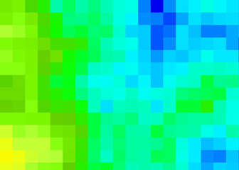 Color Pixels Cloud Abstract Computational Generative Art background illustration