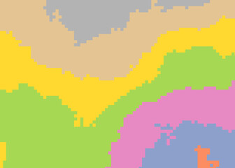 Obraz premium Color Pixels Cloud Abstract Computational Generative Art background illustration