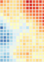 Color Pixels Cloud Abstract Computational Generative Art background illustration