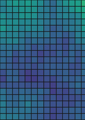 Color Pixels Cloud Abstract Computational Generative Art background illustration