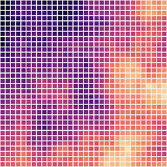 Color Pixels Cloud Abstract Computational Generative Art background illustration