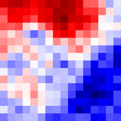 Color Pixels Cloud Abstract Computational Generative Art background illustration