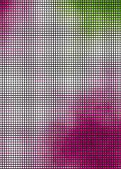 Color Pixels Cloud Abstract Computational Generative Art background illustration