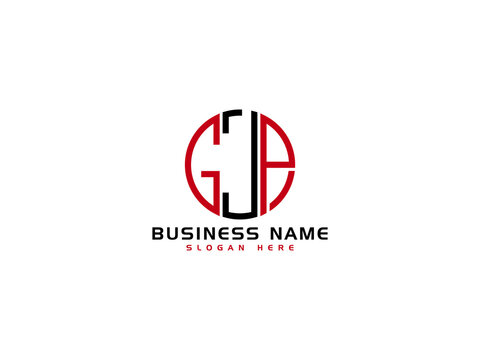 Creative GJP Logo Letter Vector Image Design For Your Business