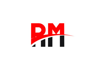 RM Letter Initial Logo Design Template