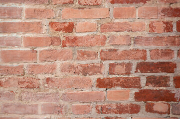 old red brick wall texture