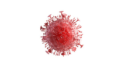 3d render Corona virus isolated background