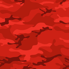 Camouflage seamless pattern. Abstract camo. Print on fabric and clothing. Vector