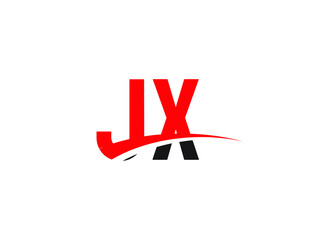 JX Letter Initial Logo Design Template