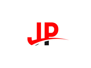 JP Letter Initial Logo Design Template