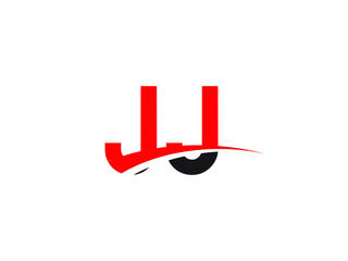 JJ Letter Initial Logo Design Template