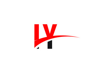 IY Letter Initial Logo Design Template