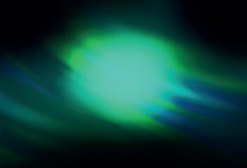 Fototapeta na wymiar Dark Blue, Green vector abstract blurred layout.