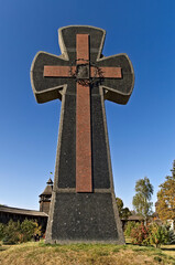 old stone cross