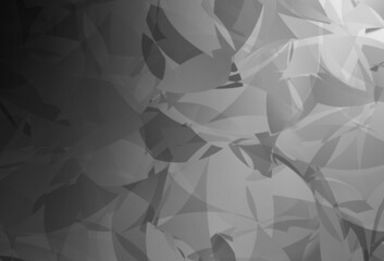 Obraz premium Light Gray vector texture with abstract poly forms.
