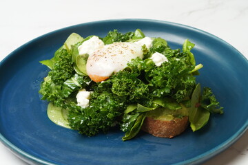 Kale avocado toast