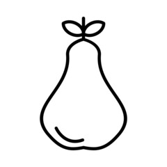 Guava Vector Line Icon Design