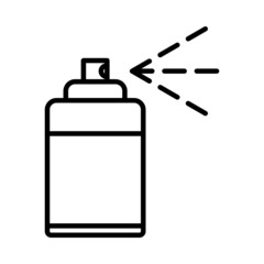 Spray Vector Line Icon Design