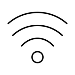 Wifi Vector Line Icon Design