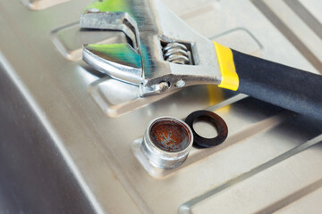 Home sanitary equipment repair. Malfunction and blockage of the water supply system.