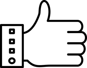 Like Vector Line Icon Design