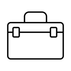 Briefcase Vector Line Icon Design