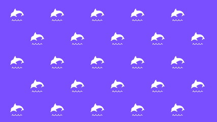 dolphin pattern background
