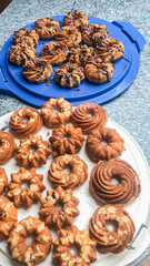 Cute delicious cup cakes fresh baked