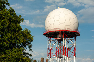 Meteorological observation station. Atmospheric research and monitoring