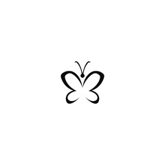 butterfly, design, concept, icon, background template, vector