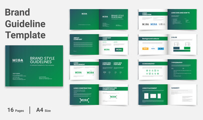 Brand Guideline template Brand Guidelines Brand Style Guidelines Brand Manual Template Branding guideline