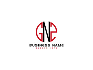 Creative GNZ Logo Letter Vector Image Design For Your Business