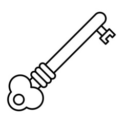  Vector Key Outline Icon Design