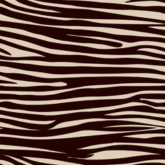 Abstract Animal Print seamless pattern with zebra stripes